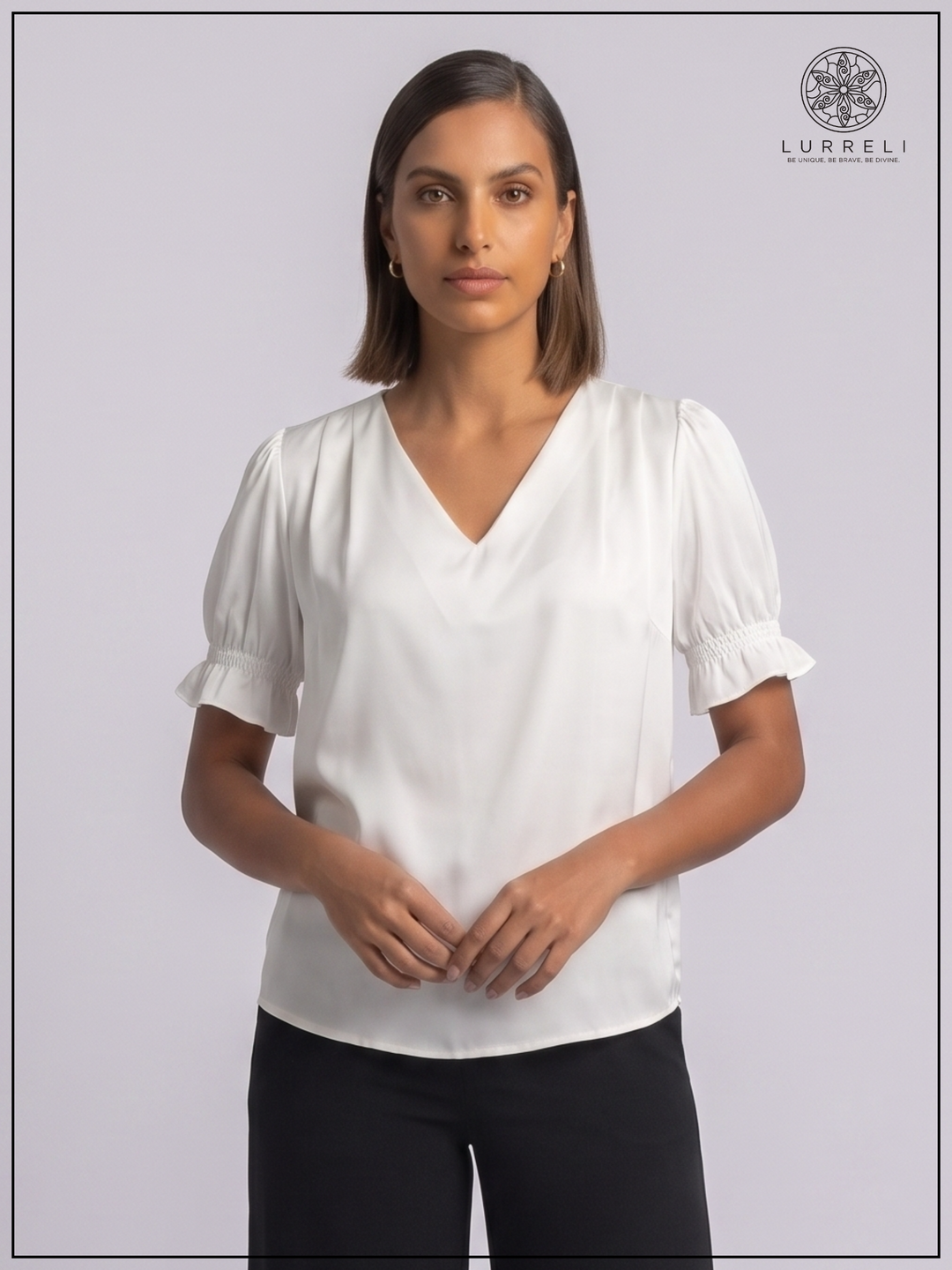 Luna Gather Sleeve Blouse