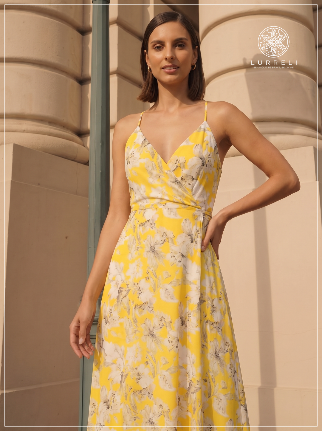 Floral Crossback Maxi Dress