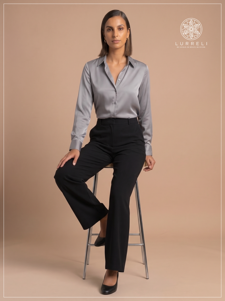Solid Work Wear Blouse
