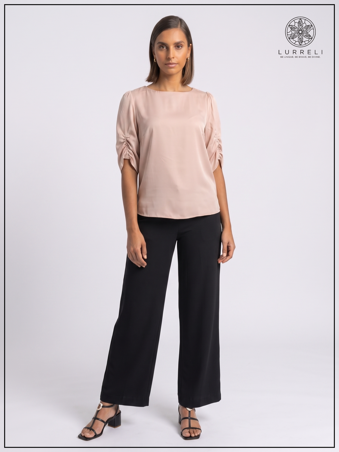 Luna Gather Sleeve Blouse