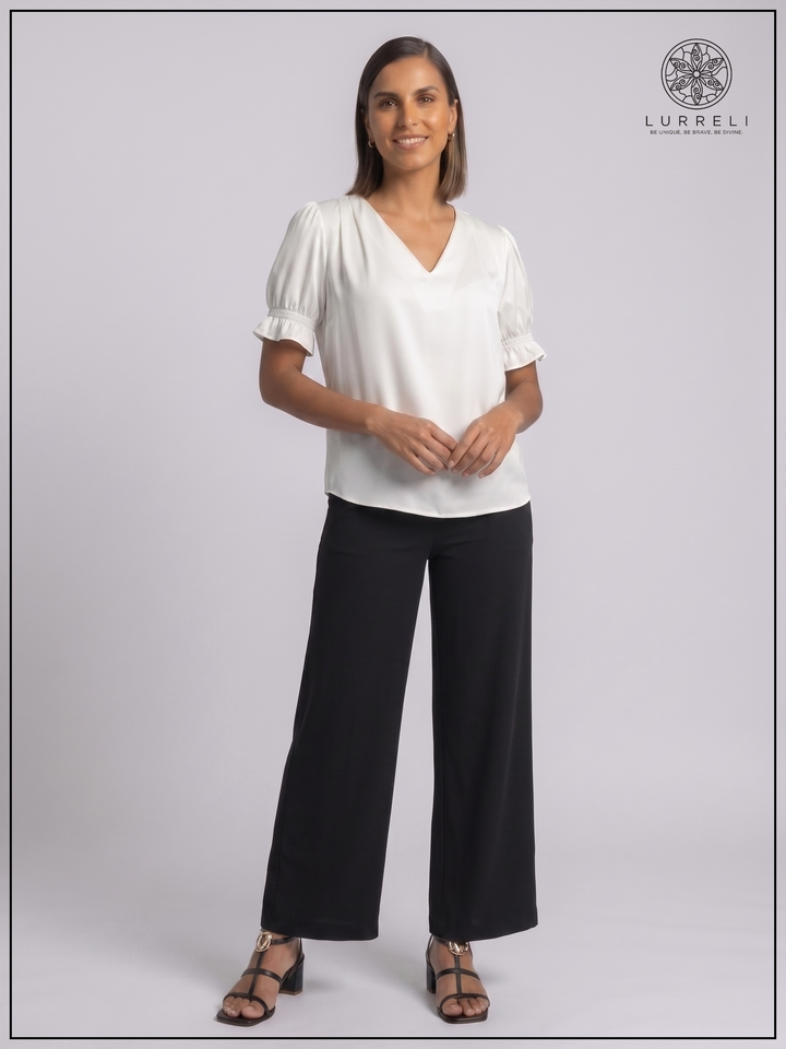 Luna Gather Sleeve Blouse