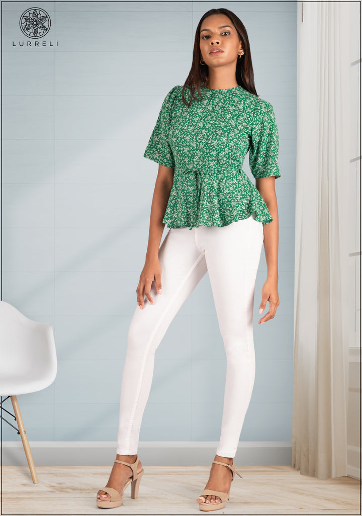 Ditsy Floral Work Wear Top