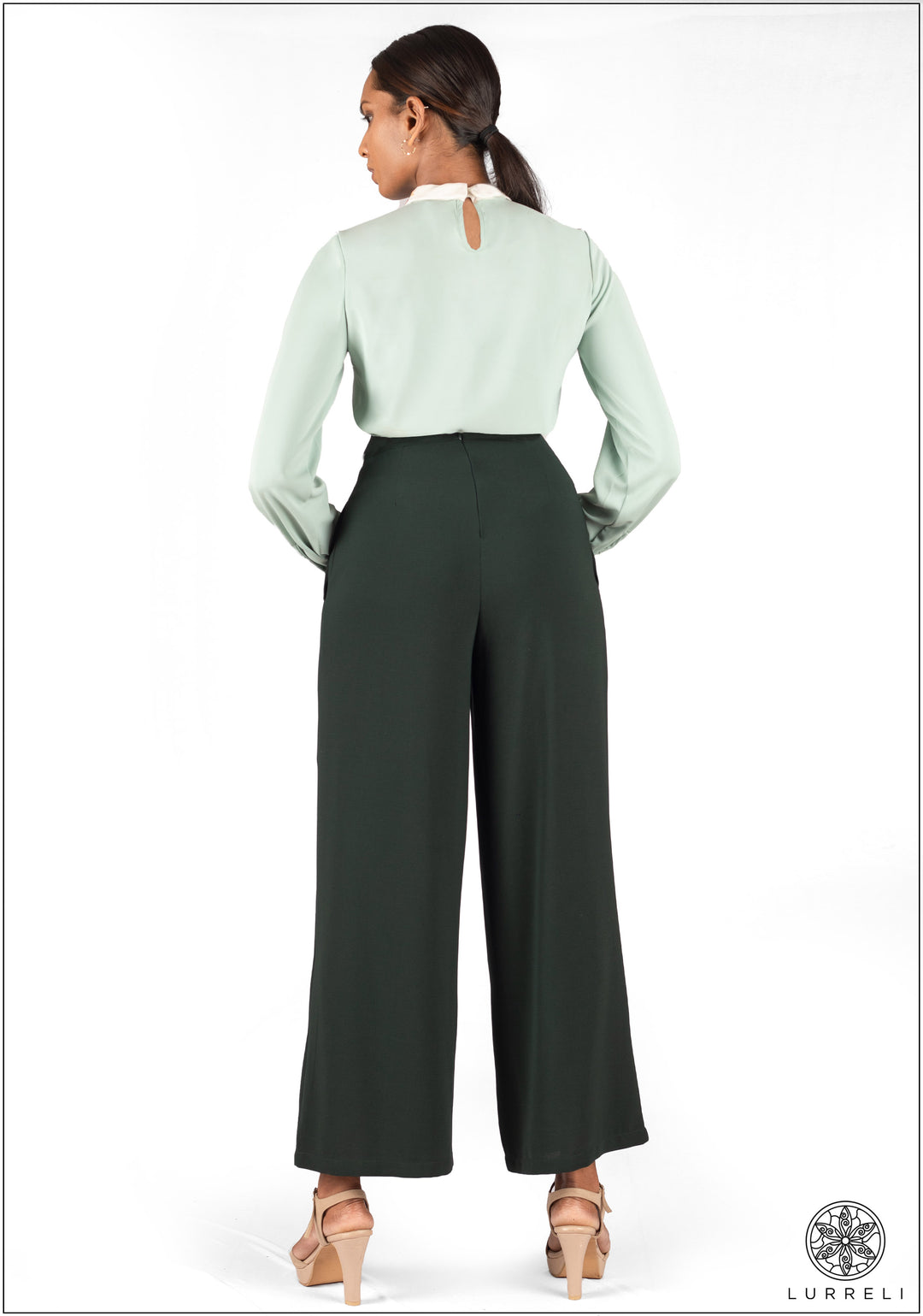 Flared Leg High Waist Pant