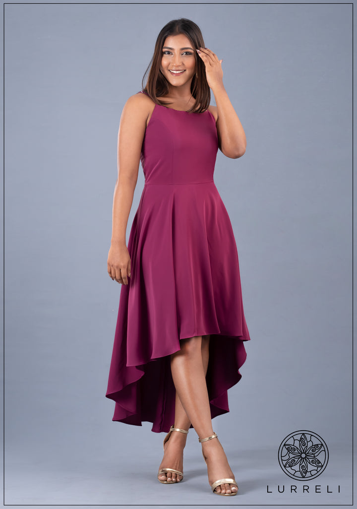 Hi-Low Strappy Dress