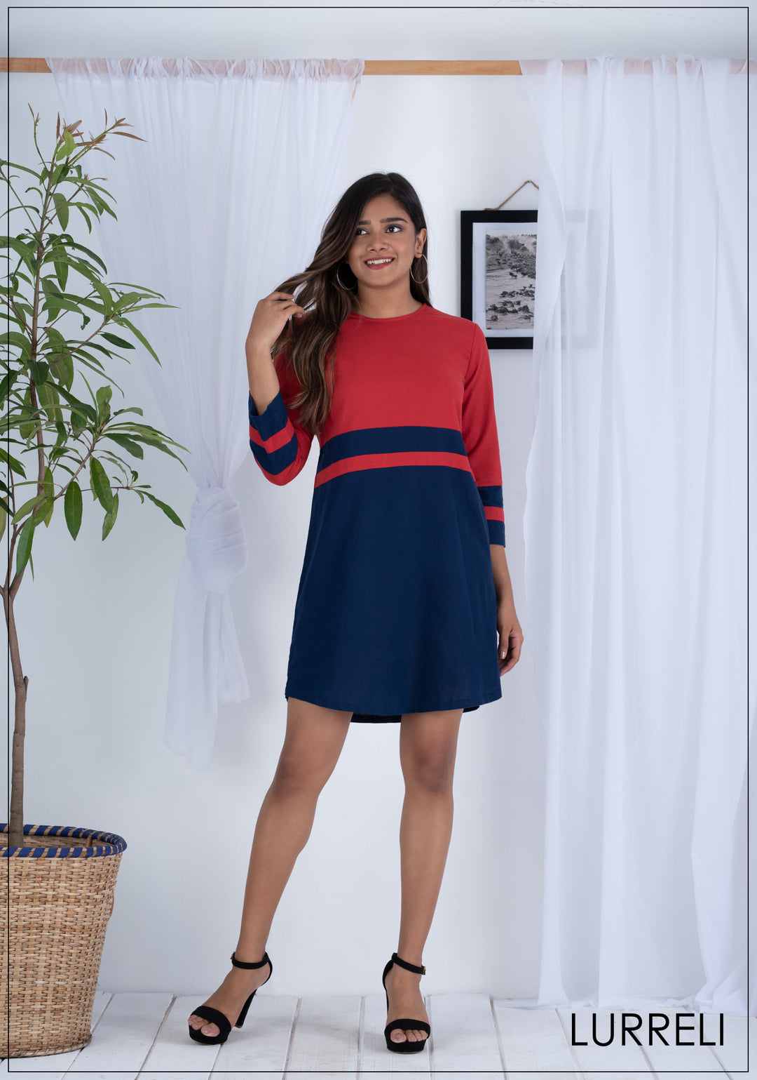 Color Block Shift Dress