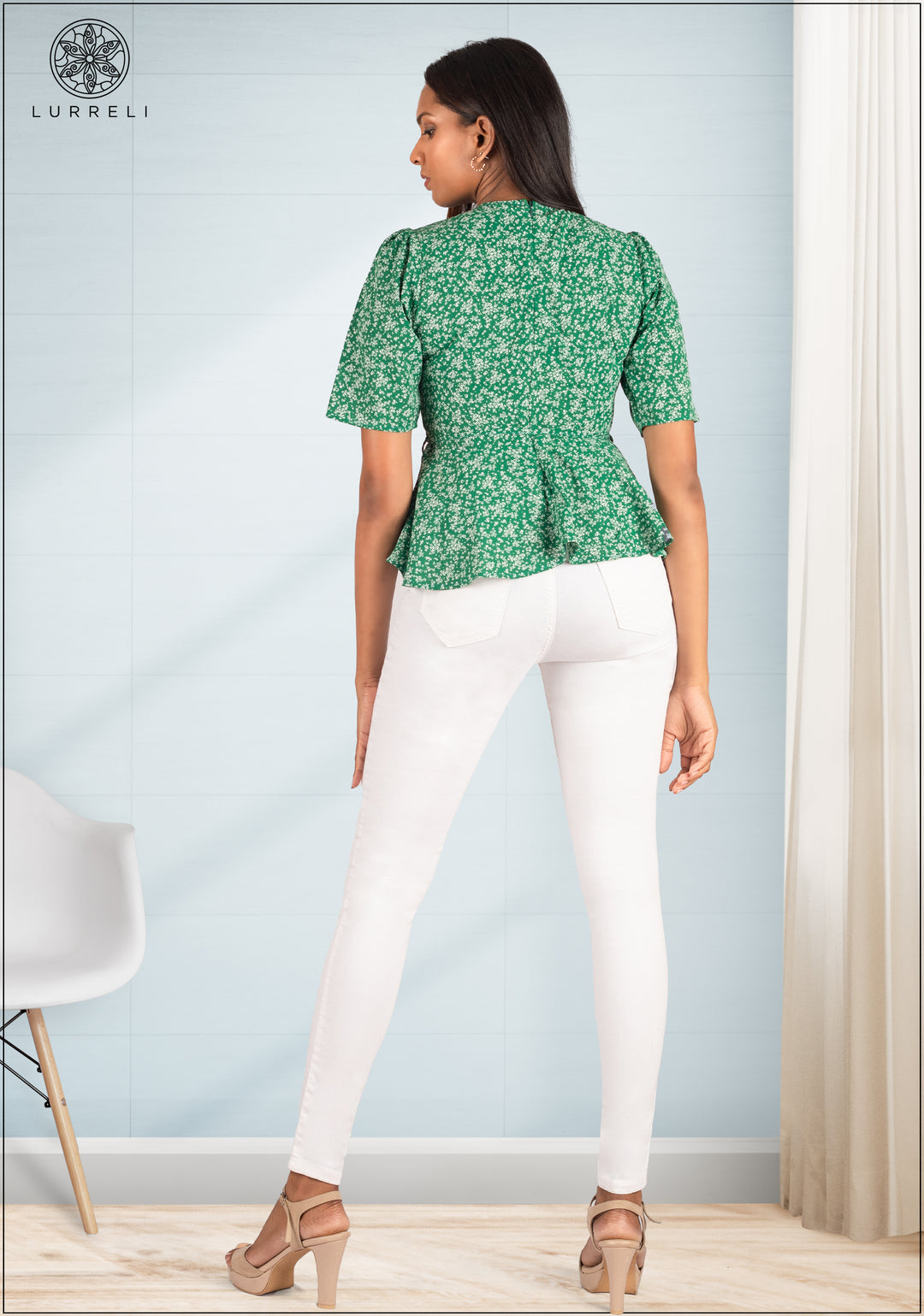 Ditsy Floral Work Wear Top