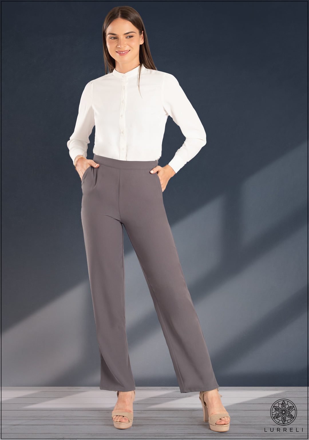 Split Hem Work Wear Pant