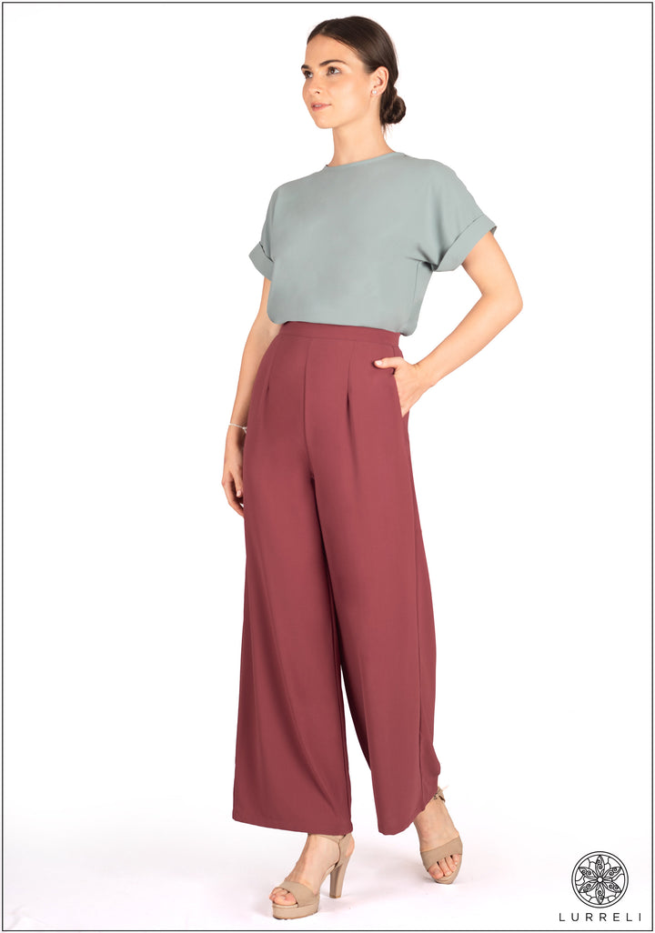 Flared Leg High Waist Pant