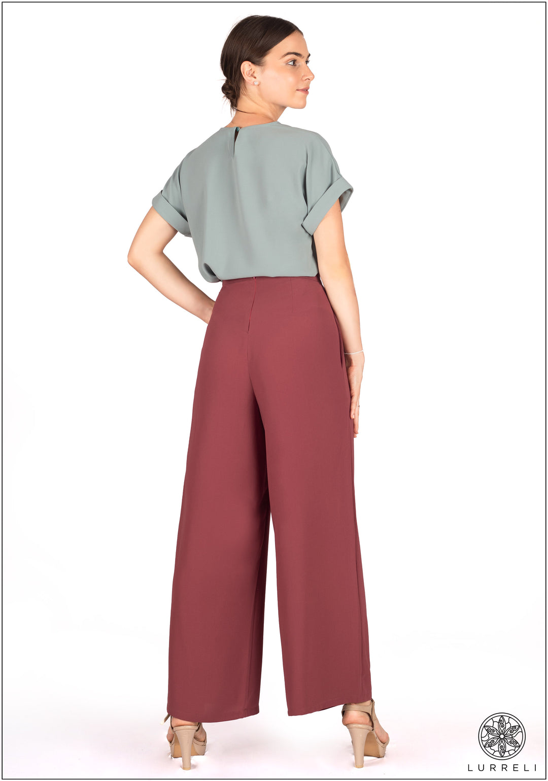 Flared Leg High Waist Pant